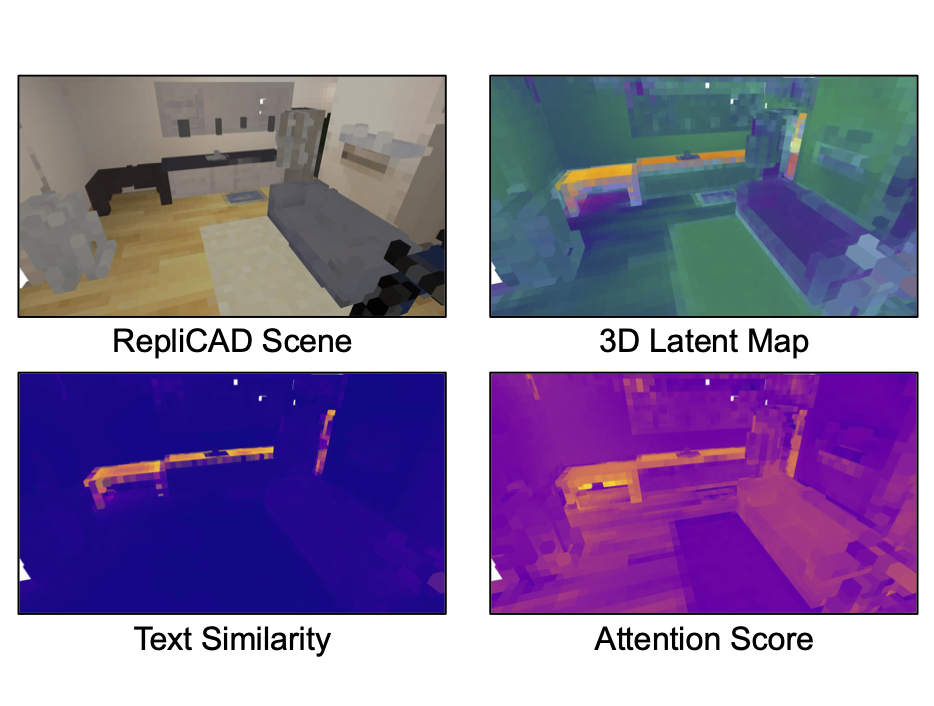 Teaser image for Seeing the Bigger Picture: 3D Latent Mapping for Mobile Manipulation Policy Learning